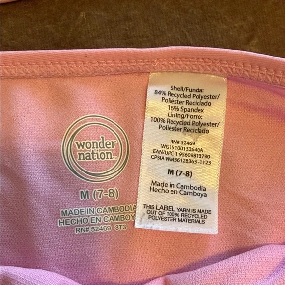 Kids Pink Swimwear Set - Picture 2 of 9